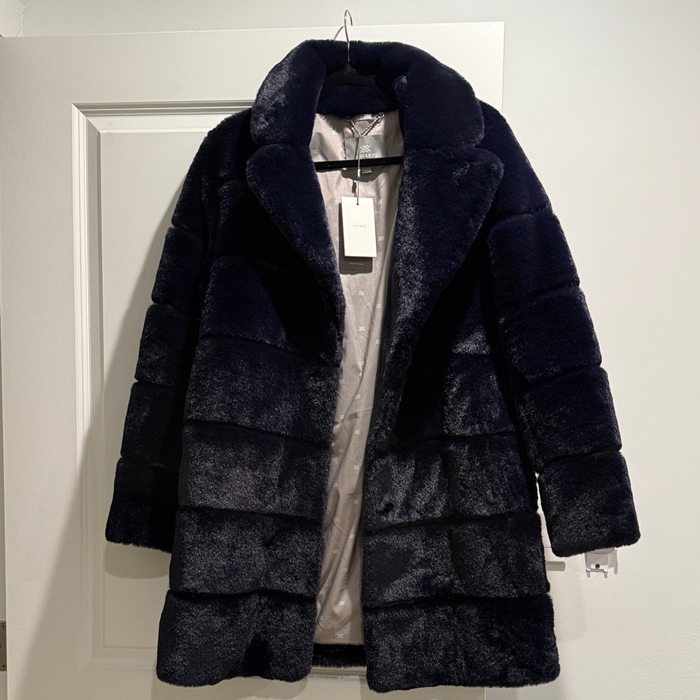 NWT Soia & Kyo Joan Faux Fur Jacket